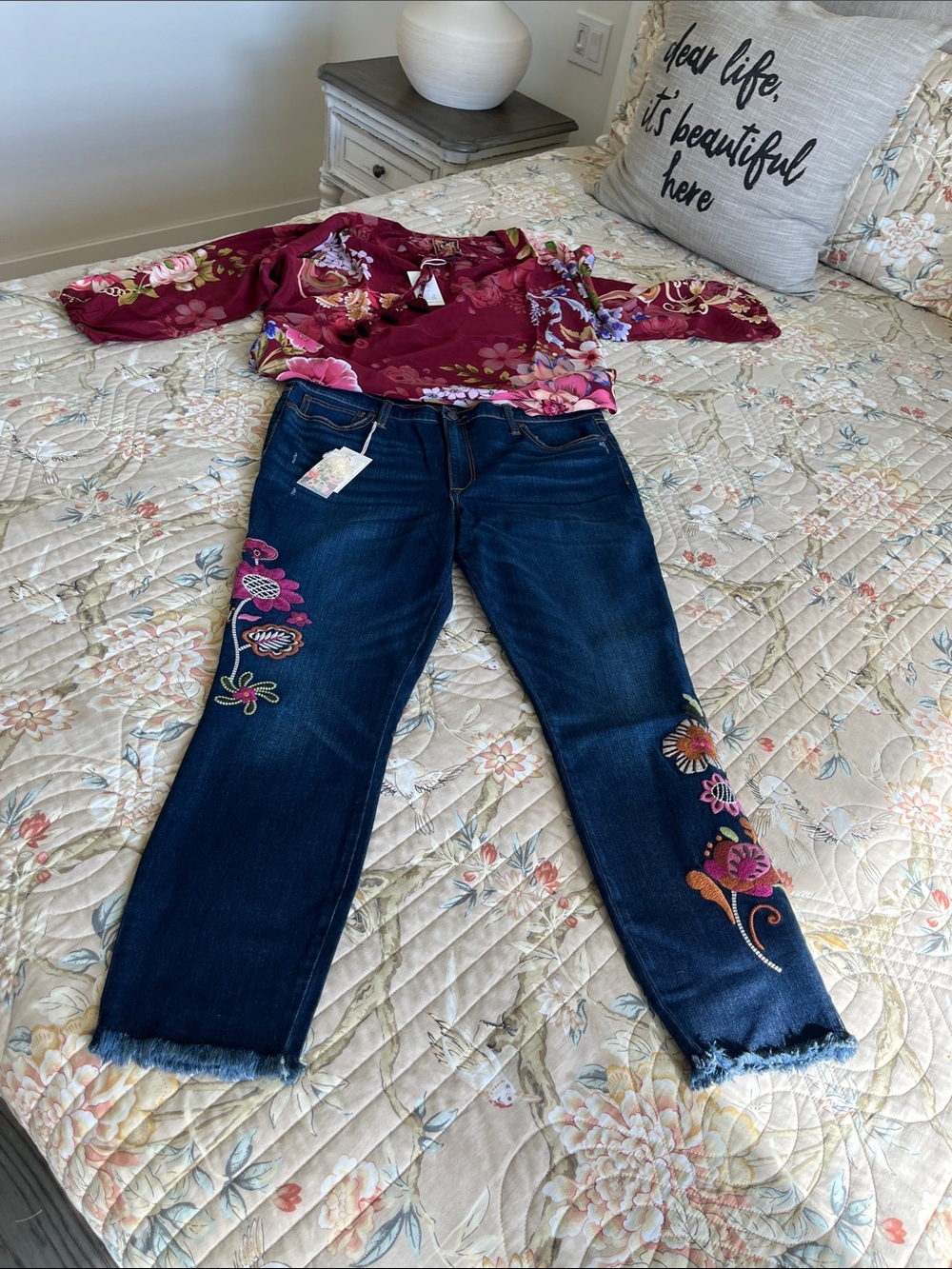 Johnny Was Maxima Cropped Skinny Jean